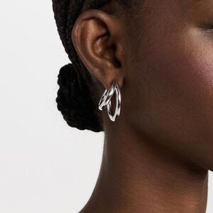 Jennifer Fisher Double Lilly Mini Hoops